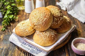 Цельнозерновые булочки для бургеров Цельнозерновые булочки для бургеров